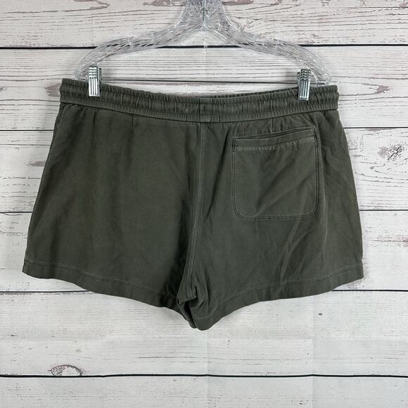 Athleta Shorts Womens 16 Gray Pull on Drawstring Casual Athletic Pockets High - Picture 4 of 12